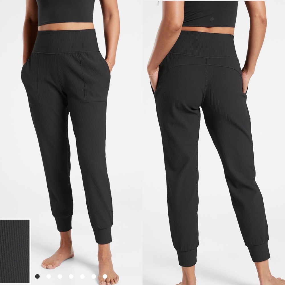 Athleta Salutation Rib Jogger/Black/ Medium